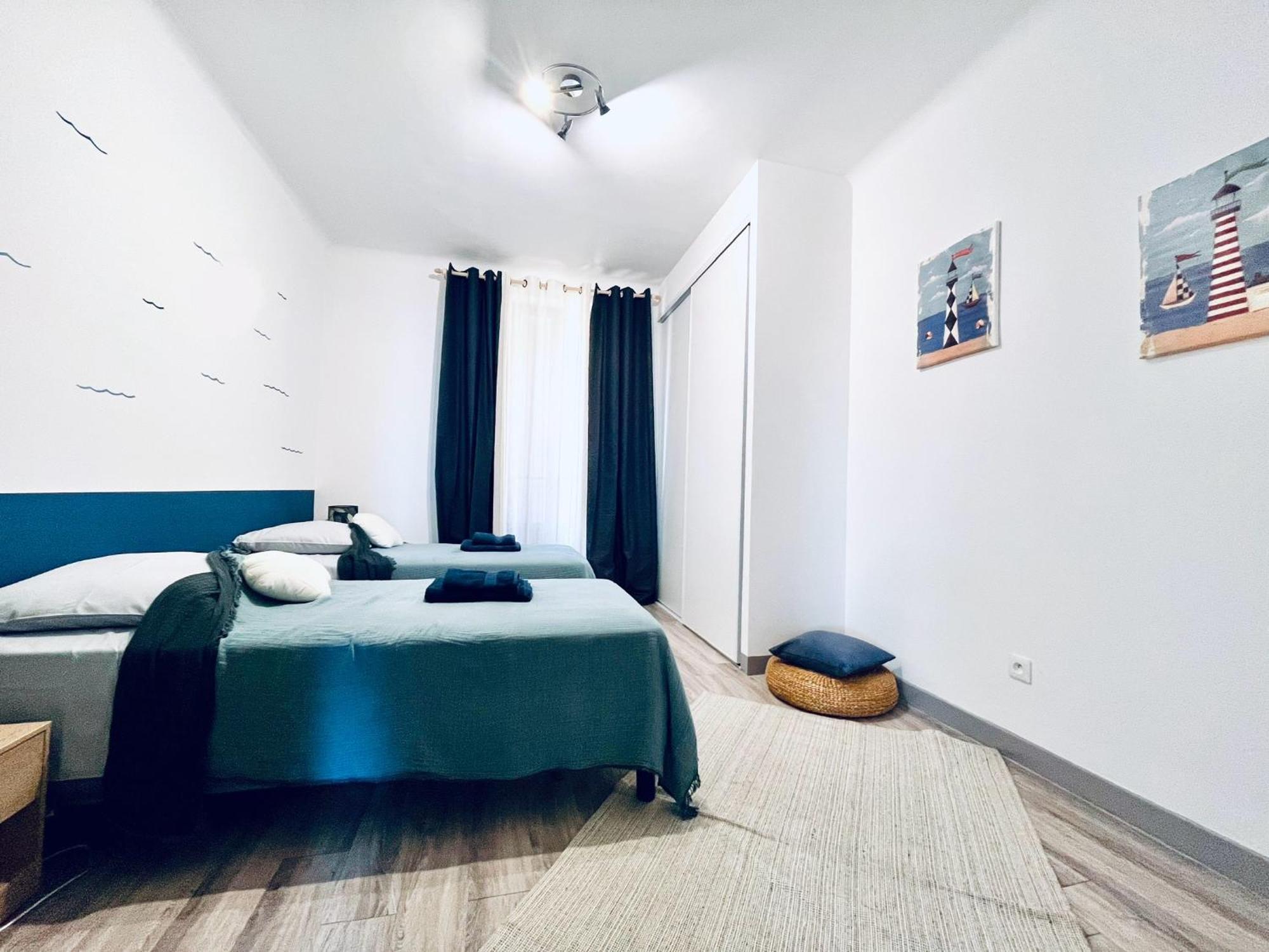 Front De Mer Beau T3 Climatise Balcon Parking Ajaccio 阿雅克肖 外观 照片