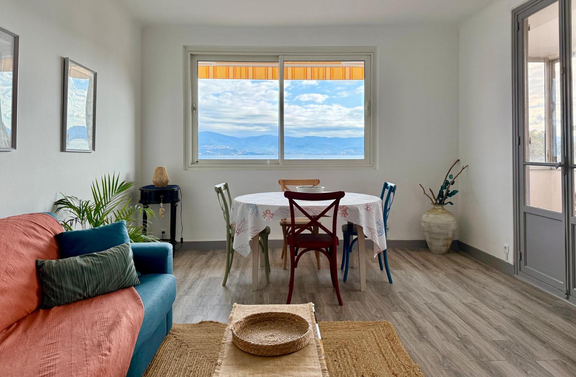 Front De Mer Beau T3 Climatise Balcon Parking Ajaccio 阿雅克肖 外观 照片